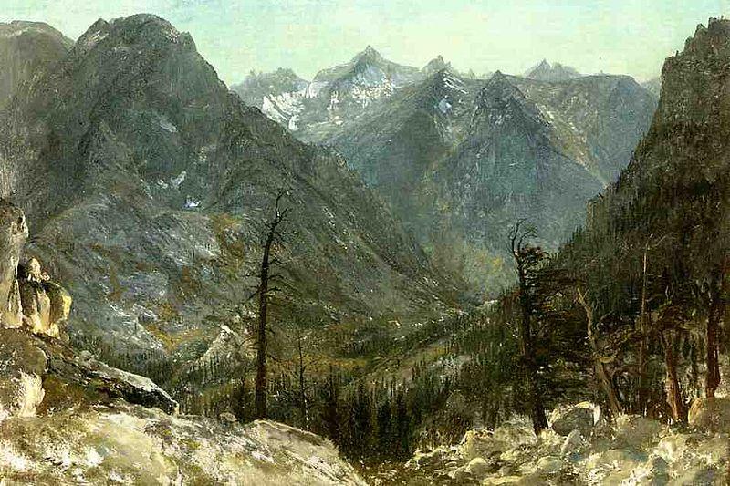 Albert Bierstadt The_Sierra_Nevadas China oil painting art